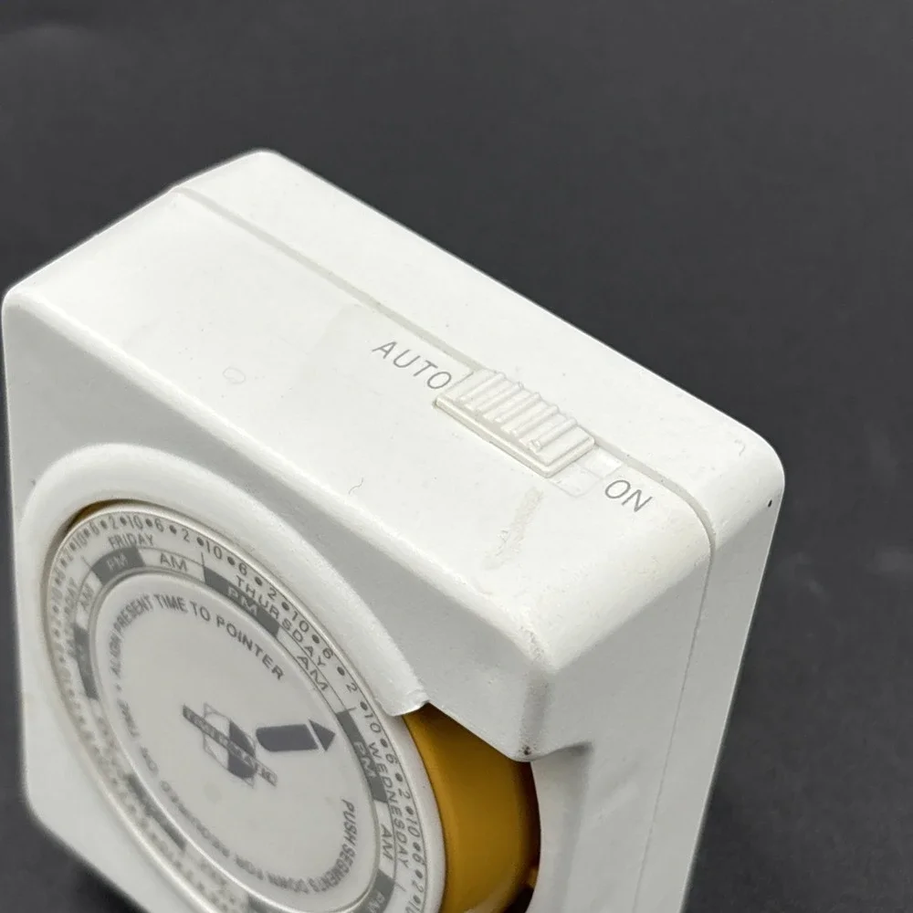Timermatic Set-N-Go  Timer  Electric‎ Outlet Random Timer White Model T25